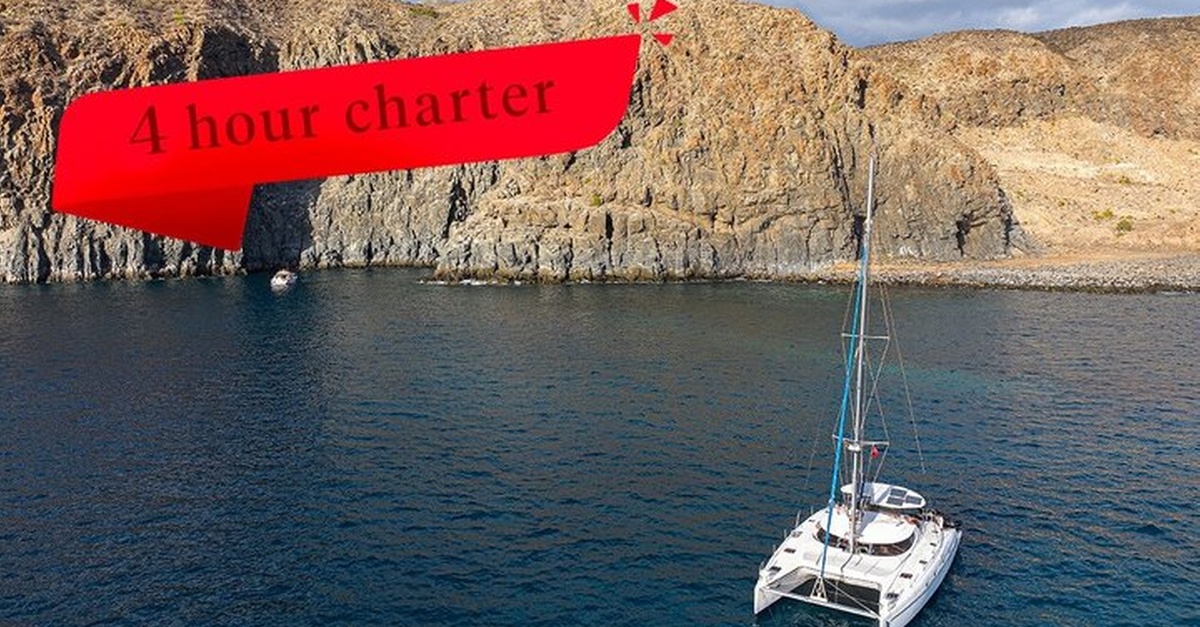 Alquiler de catamarán privado desde el puerto deportivo de San Miguel, Tenerife