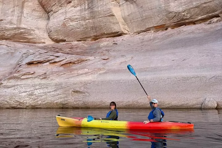 Kayak Antelope Canyon and hike, at Lake Powell