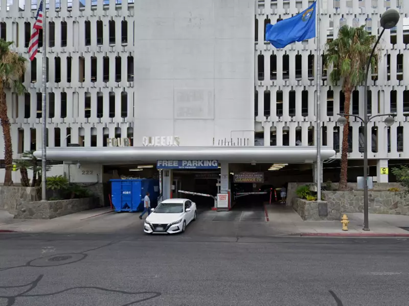 Parking at Four Queens Hotel Garage