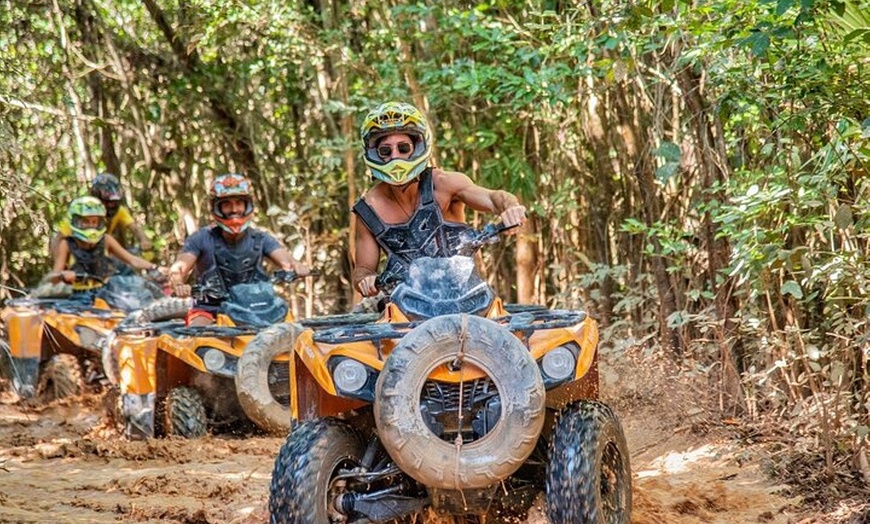 Image 27: ATV Ziplines Aquazip and Bungee Adventure at Cenote