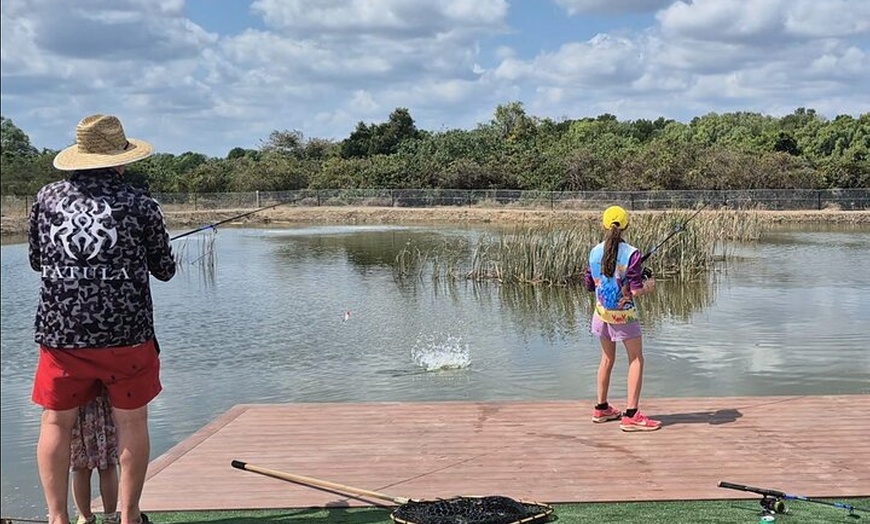 Image 4: Hooked On Barra - Land Based Barramundi Fishing Experience