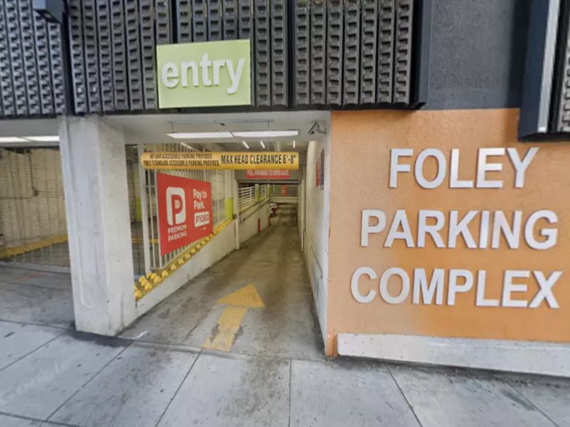 Parking at 501 A St. Garage - P1080