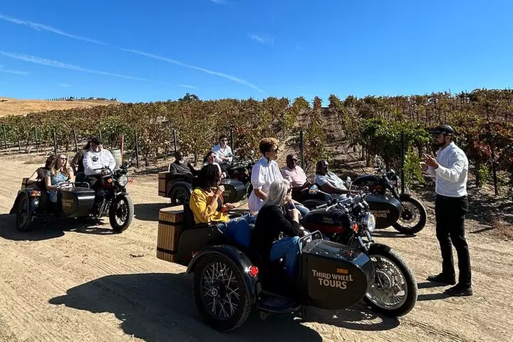 Vineyard Rides Paso Robles Sidecar Wine Adventure