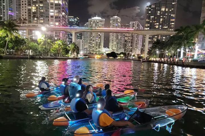 L.E.D. Light Kayak Miami City Lights - Primary Image