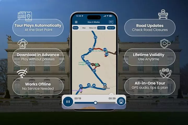 Ultimate Newport Self-Guided Audio Tour Bundle: Walk & Drive