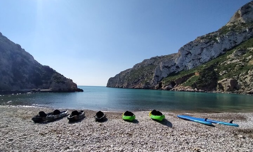 Image 4: Excursión en kayak en Jávea ,Cala Granadella ( Esnórquel) Caló,llop...