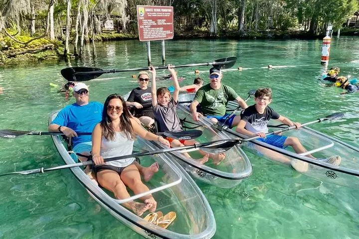 Crystal River Three Sisters Springs and Manatee Clear Kayak Tours