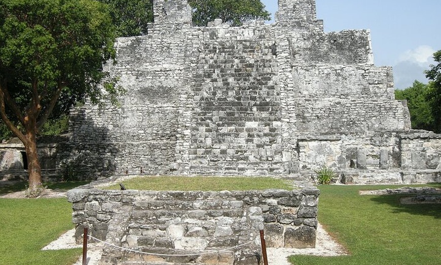 Image 12: Cancun Sightseeing El Meco Site, Letters and Shopping