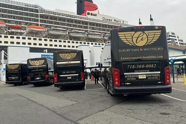 Luxury Coach Bus from Any Airport around NYC / Bus+WIFI