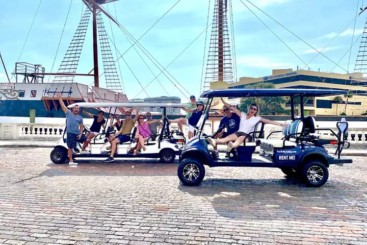 Guided Tampa Sightseeing Tour in a Deluxe Street Legal Golf Cart