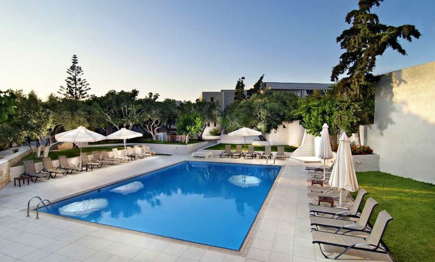 Image 1: ✈ CRETE | Gouves - Ourania Apartments Hotel 3*, 3 nights - Outdoor ...