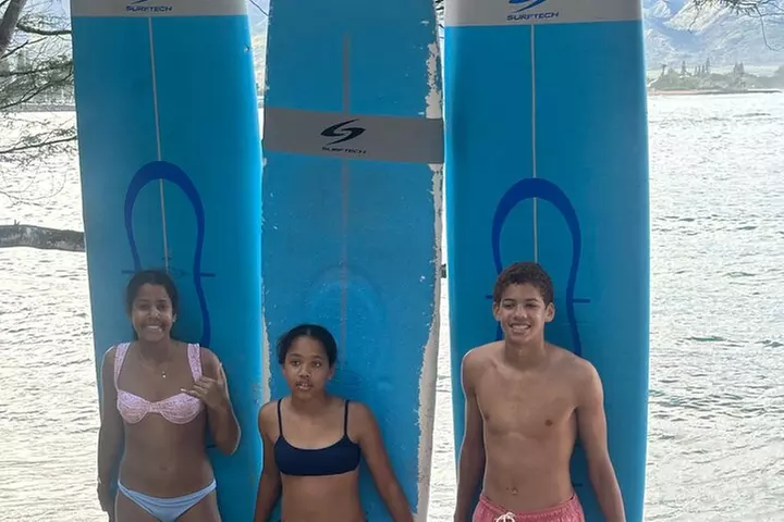 Group Surf Lessons for beginners on the North Shore of Oahu