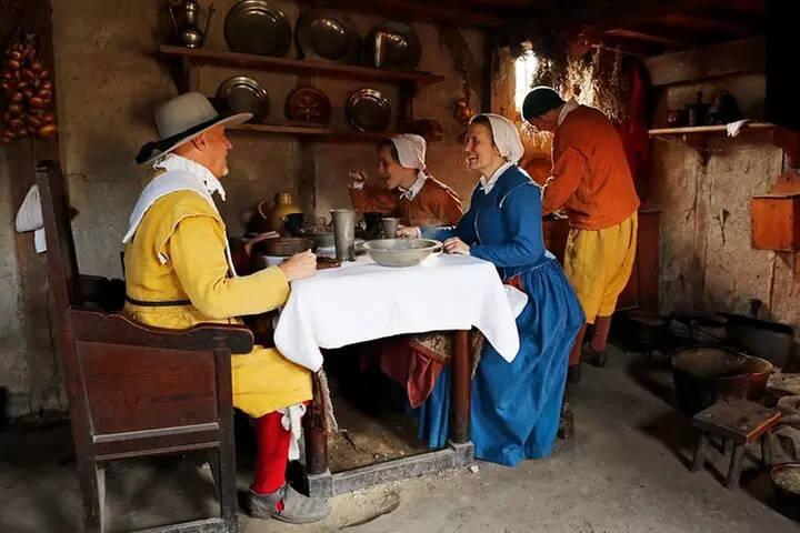 Plimoth Patuxet Admission with Mayflower II & Plimoth Grist Mill