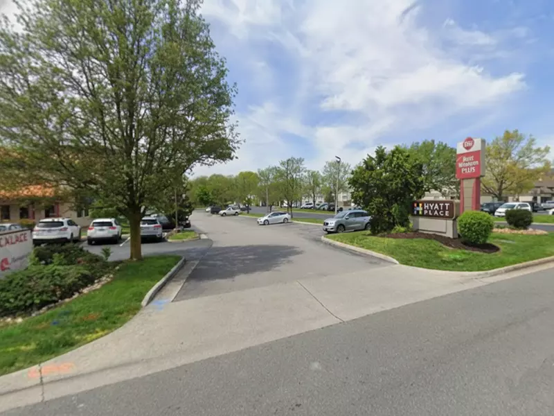 Parking at Hyatt Place Roanoke Airport/Valley View Mall Lot