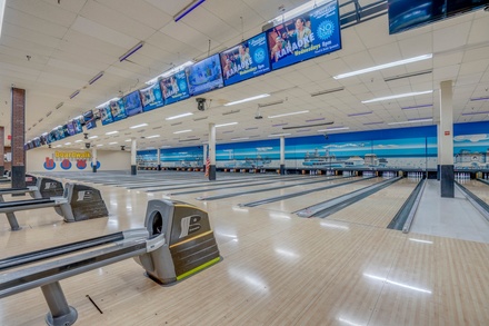  $29.99 For 90 Minutes Of Bowling For 5 People With Rental Shoes (Reg. $83) - Boardwalk Bowl