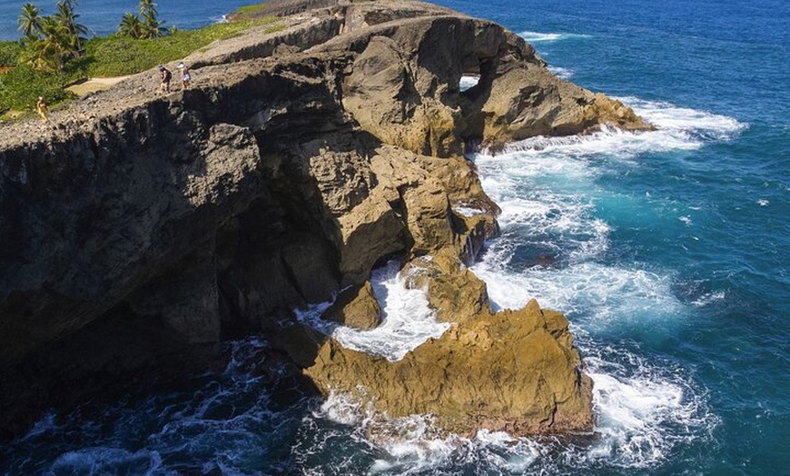 Image 3: Hiking, Cliffs, Cave, and Taino Legends