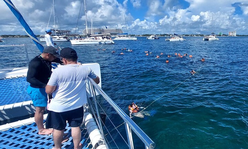 Image 3: Discover Isla Mujeres on an All inclusive Catamaran tour