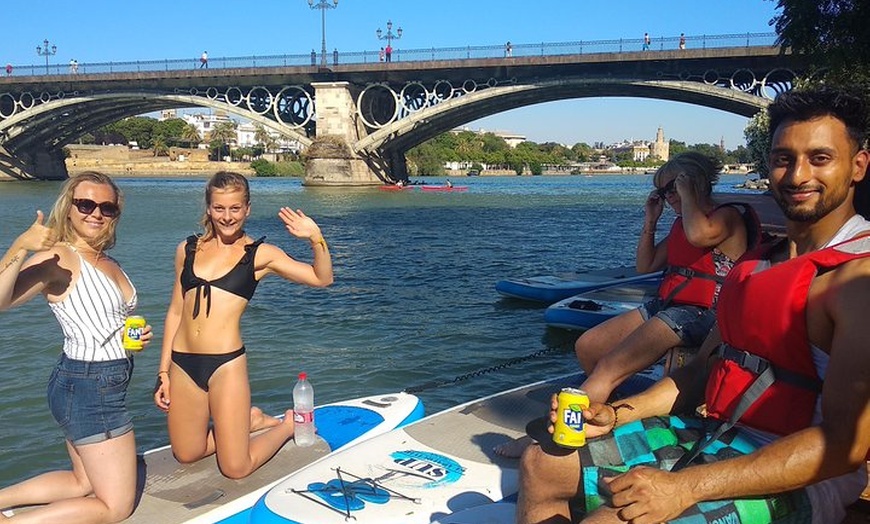 Image 13: Paddle Surf en Sevilla en el Río Guadalquivir