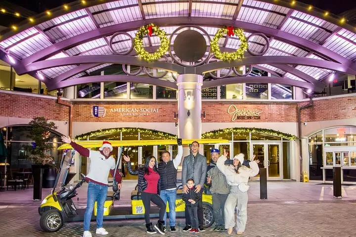 Christmas Lights Wonderland Deluxe Golf Cart Guided Tour in Tampa - Primary Image
