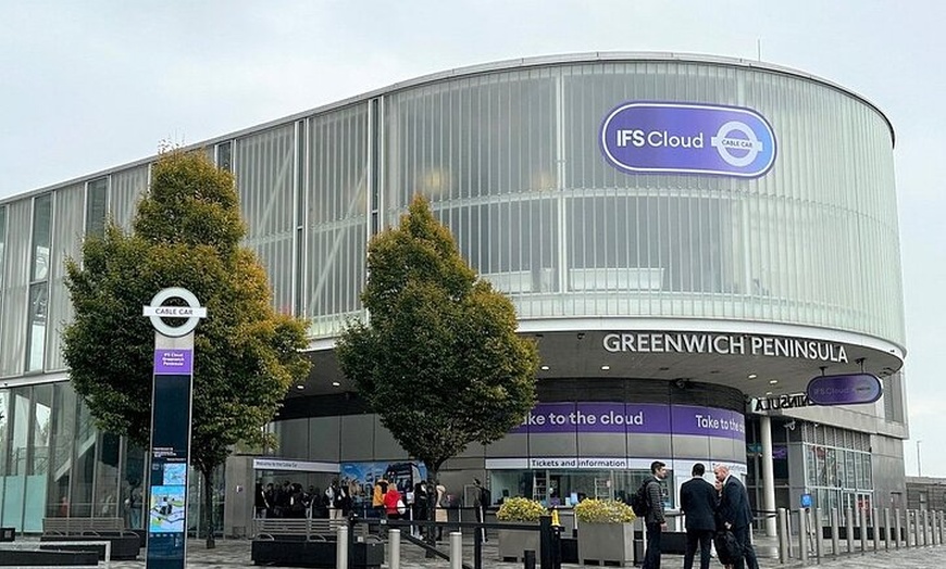 Image 9: London IFS Cable Car Uber Boat Return Thames River Journey