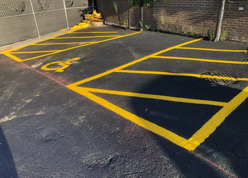Parking at Hawthorne Parking Lot
