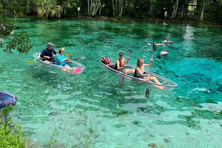 Crystal River Three Sisters Springs and Manatee Clear Kayak Tours