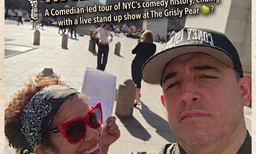 Image 2: NYC Comedy Walking Tour + Live Stand‑Up Show (Drinks Included)
