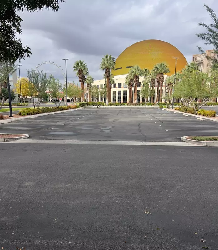 Parking at Sphere Parking Lot