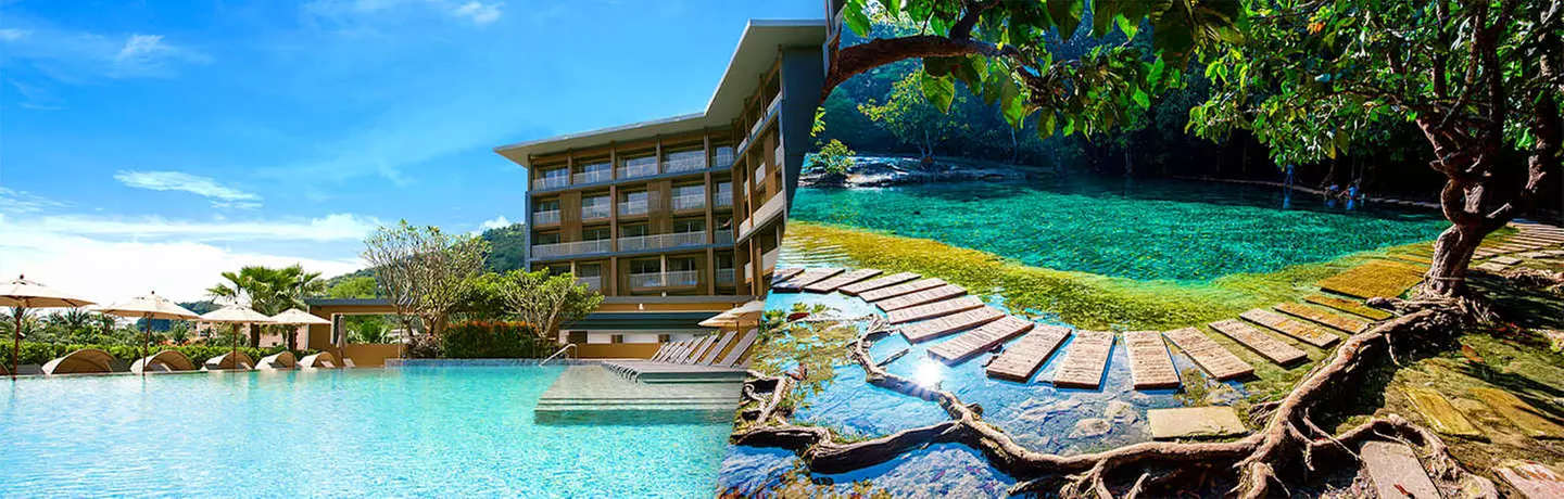 ✈ THAÏLANDE DU SUD | Krabi - Centara Life Phu Pano Krabi avec excursion tropicale et découverte de la piscine d'Emeraude 4*, 5 nuit - Piscine à débordement - Primary Image