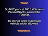 Parking at 1025 W Adams St. - Spots #11 - 40 Only