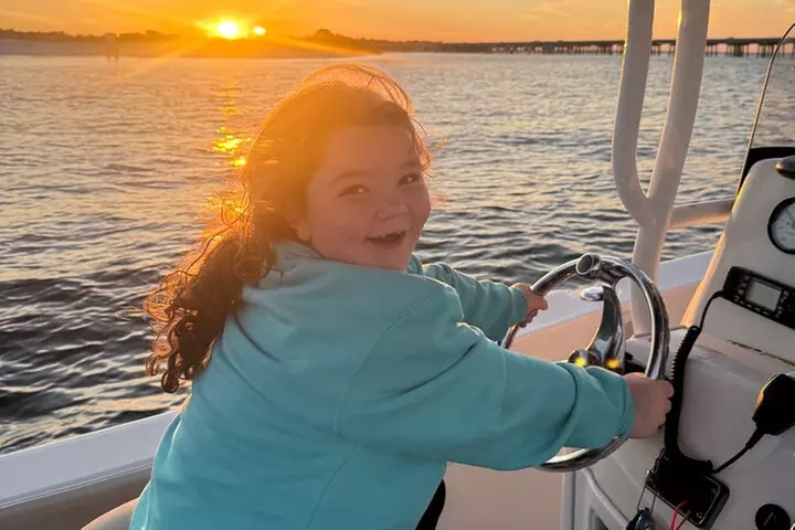 Destin Private Boat Tours Dolphin Crab Island Snorkel Sunset