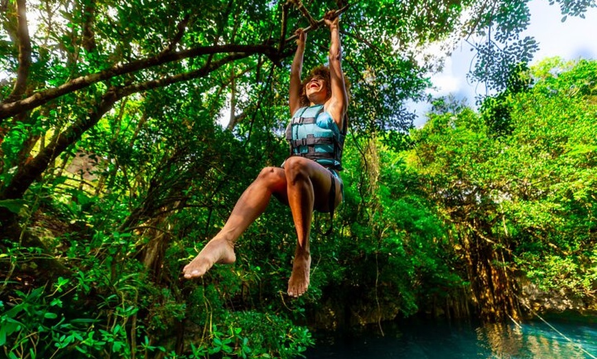 Image 2: Ultimate Adventure Combo ATV, Ziplines and Cenote