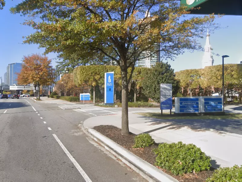 Parking at 3630 Peachtree Rd. NE. Garage