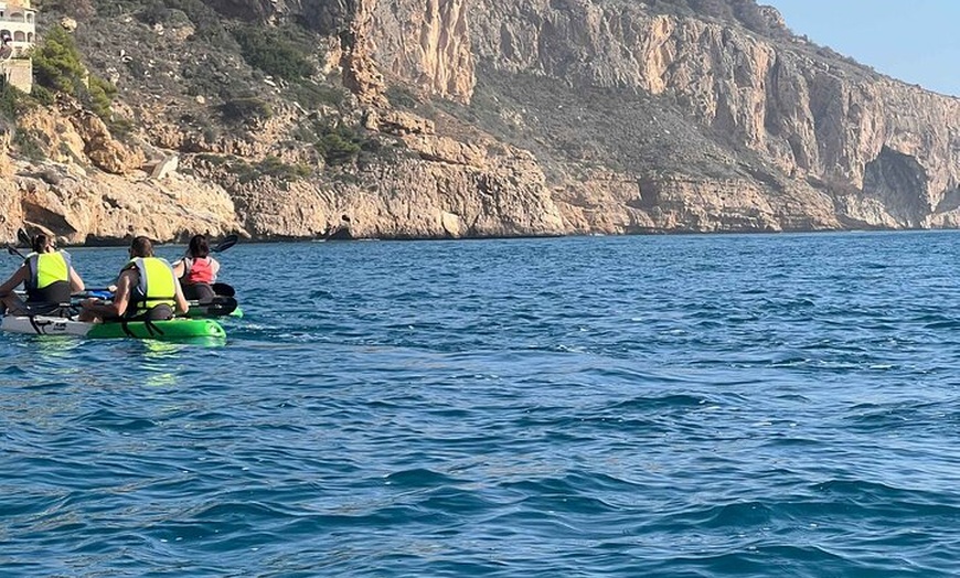 Image 13: Kayak Granadella Excursión Guiada en sus cuevas y Cala en Caló