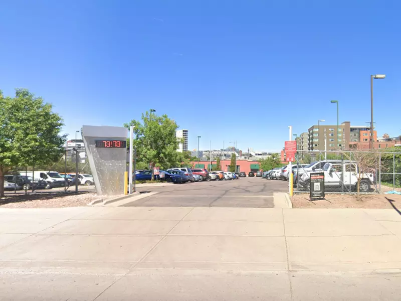 Parking at 2399 Blake St. Lot - Second Medium