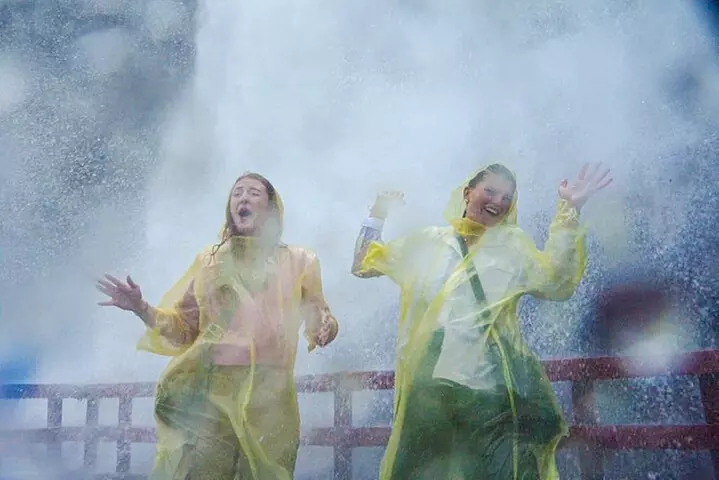 Niagara Falls: USA + Canada Tour with Cave, Boat Ride and Lunch