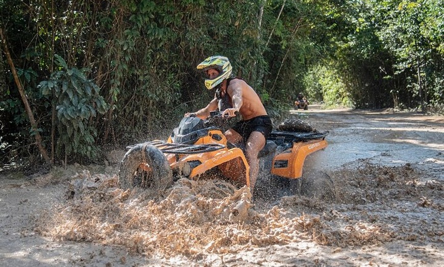 Image 2: ATV Ziplines Aquazip and Bungee Adventure at Cenote