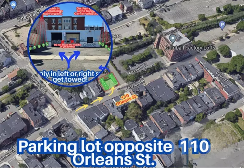 Parking at 114 Orleans St. Lot