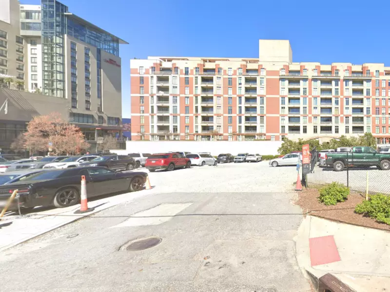 Parking at 285 Marietta St. NW. Lot