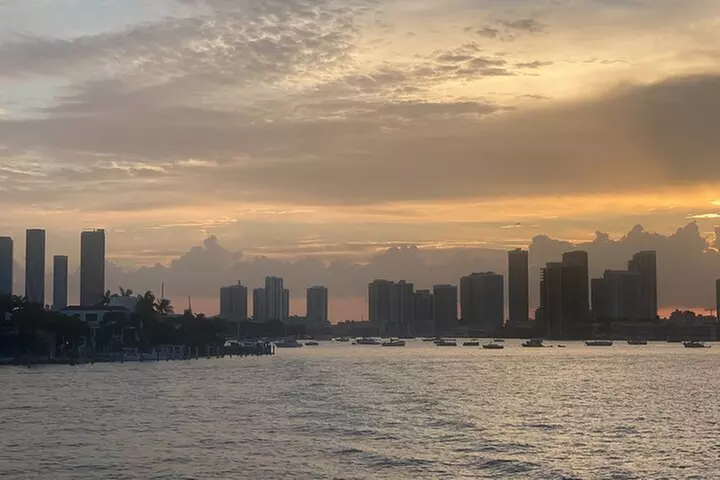 Miami: Biscayne Bay Star Island Sightseeing Cruise+Miami Skyline