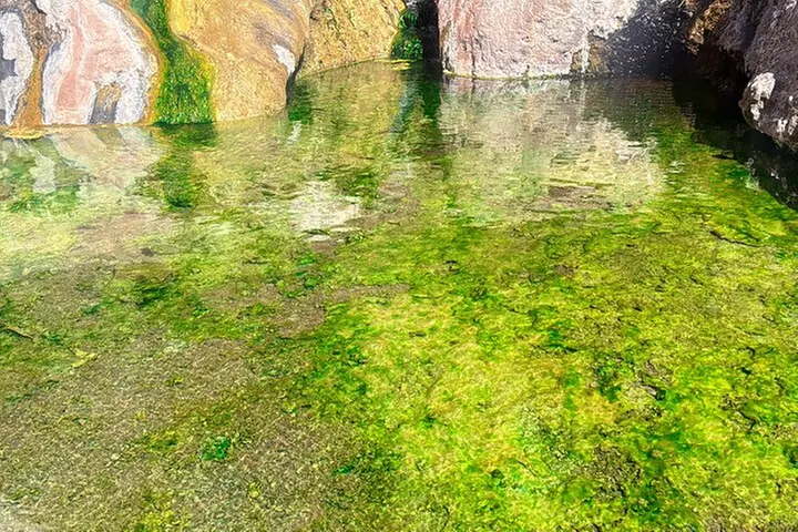 Goldstrike Hot Springs and 124 Degree Magma Heated Waterfall Hike