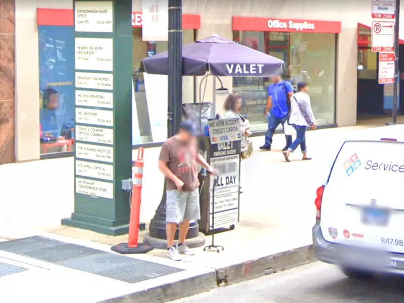 Parking at 111 Garland Building - Valet Kiosk - Second Medium