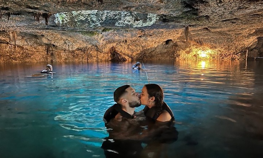 Image 9: Cancún Jungle Combo: ATV+Ziplines+ Cenote swim+ FREE Horse Ride