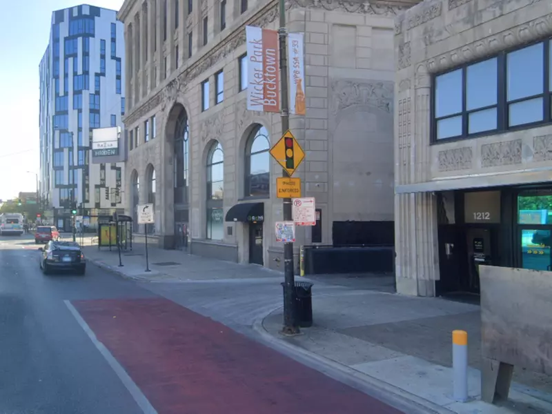 Parking at Alley Entrance - 1200 N. Ashland Ave. Lot - Primary Image