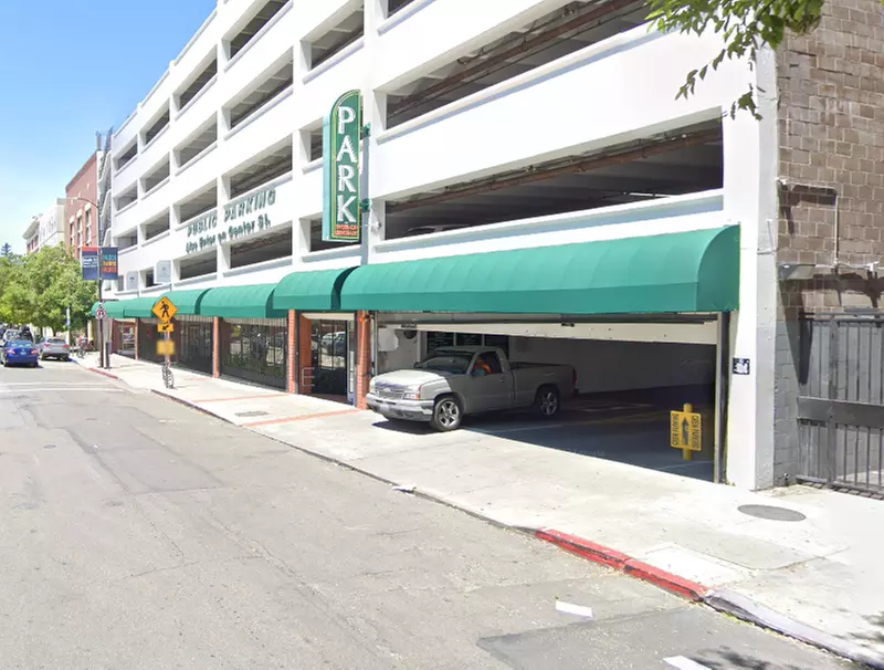 Parking at 2061 Allston Way Garage