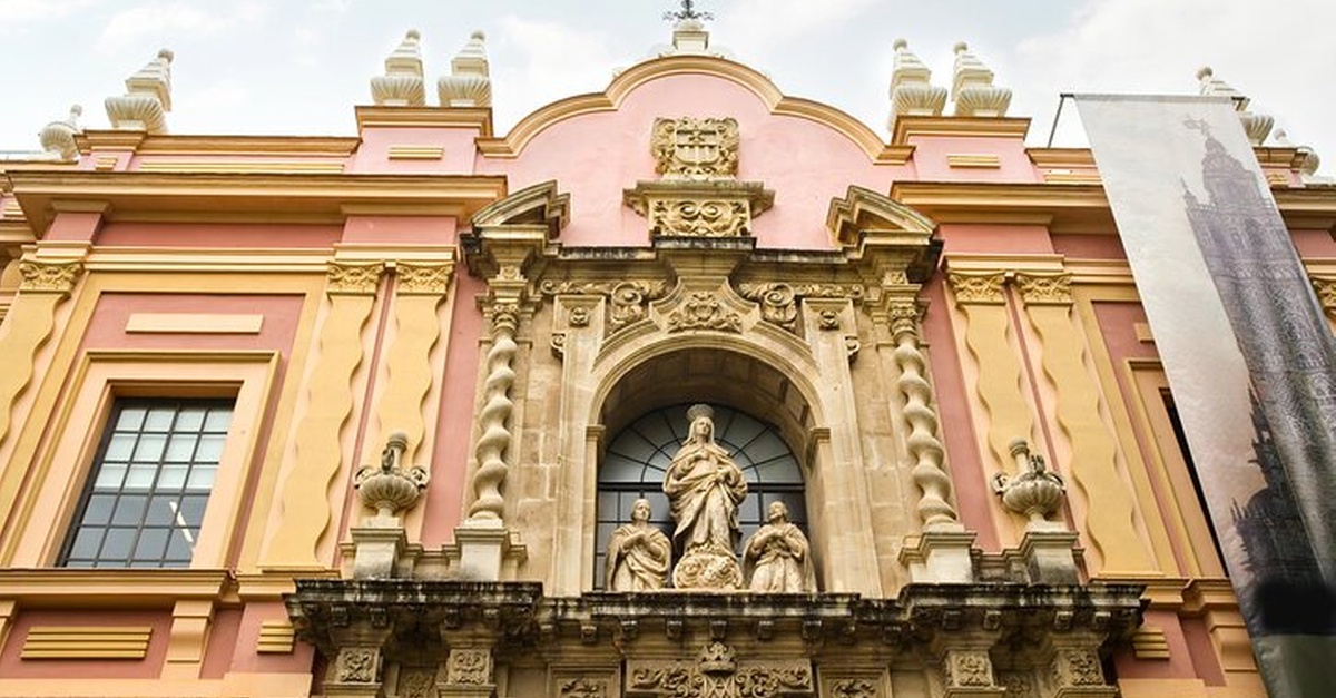 Cartel de Visita privada al Museo de Bellas Artes de Sevilla con entradas