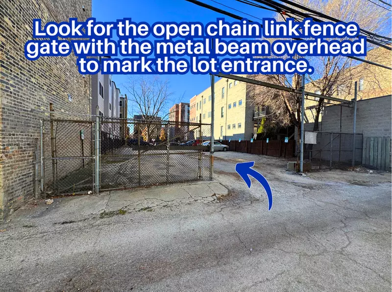 Parking at 4909 N. Kenmore Ave. Lot