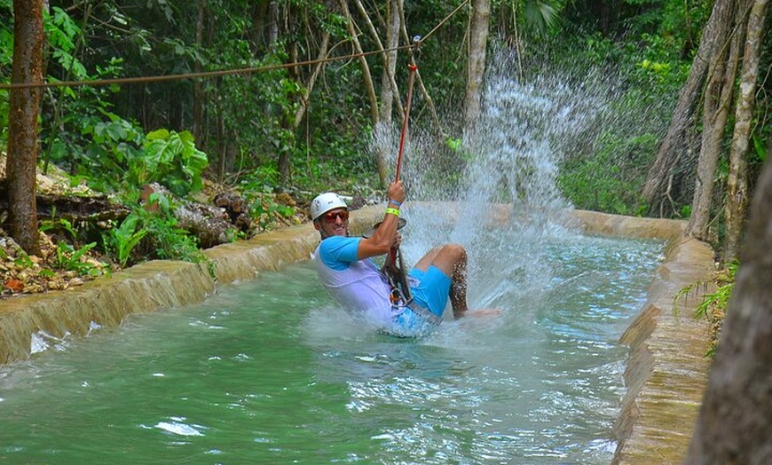 Image 4: ATV Ziplines Aquazip and Bungee Adventure at Cenote