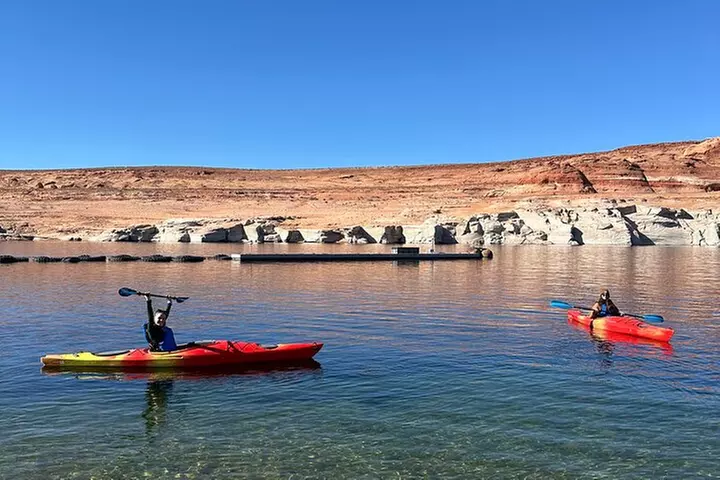 Kayak Antelope Canyon and hike, at Lake Powell