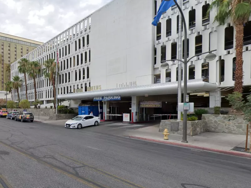 Parking at Four Queens Hotel Garage
